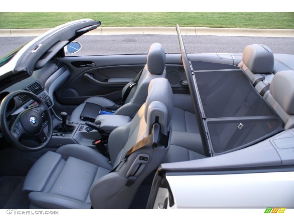 Grey Interior 2003 BMW M3 Convertible Photo #77009328