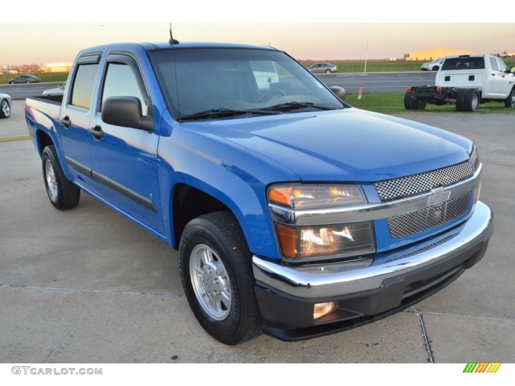 Pace Blue 2008 Chevrolet Colorado LT Crew Cab Exterior Photo #77009904