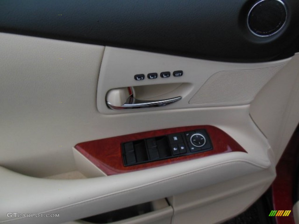 2010 RX 350 AWD - Matador Red Mica / Parchment/Brown Walnut photo #12