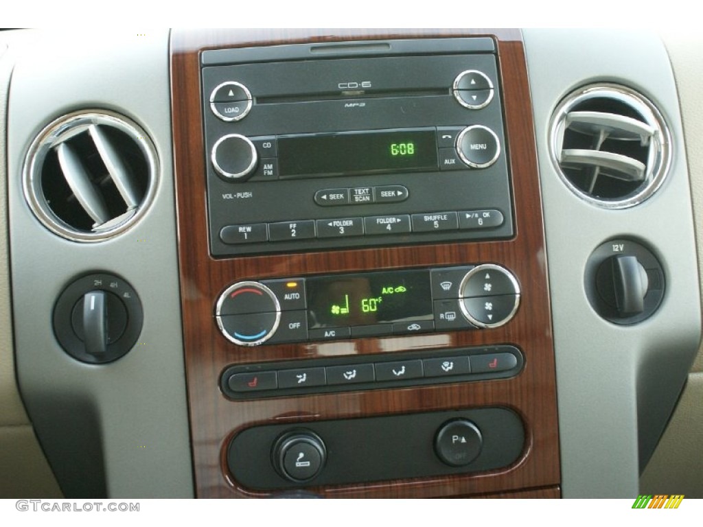 2008 Ford F150 Lariat SuperCrew 4x4 Controls Photo #77010669