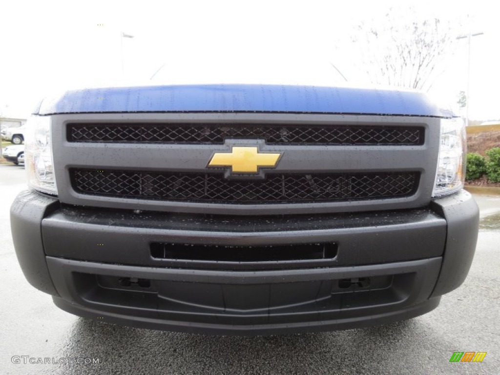 2013 Silverado 1500 Work Truck Regular Cab - Blue Topaz Metallic / Dark Titanium photo #2