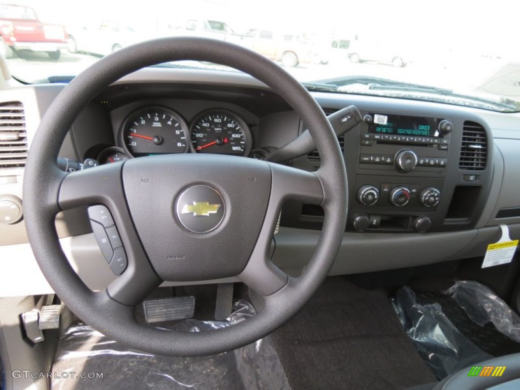 2013 Chevrolet Silverado 1500 LS Extended Cab Dark Titanium Dashboard Photo #77011584
