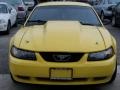 1999 Chrome Yellow Ford Mustang GT Coupe #76987334