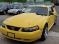 Chrome Yellow 1999 Ford Mustang GT Coupe Exterior