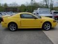 Chrome Yellow 1999 Ford Mustang GT Coupe Exterior