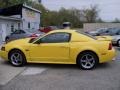 1999 Chrome Yellow Ford Mustang GT Coupe  photo #8