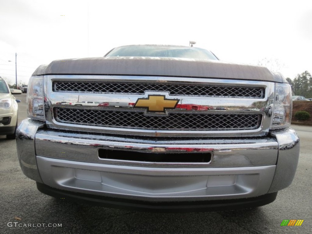 2013 Silverado 1500 LS Crew Cab - Graystone Metallic / Ebony photo #2