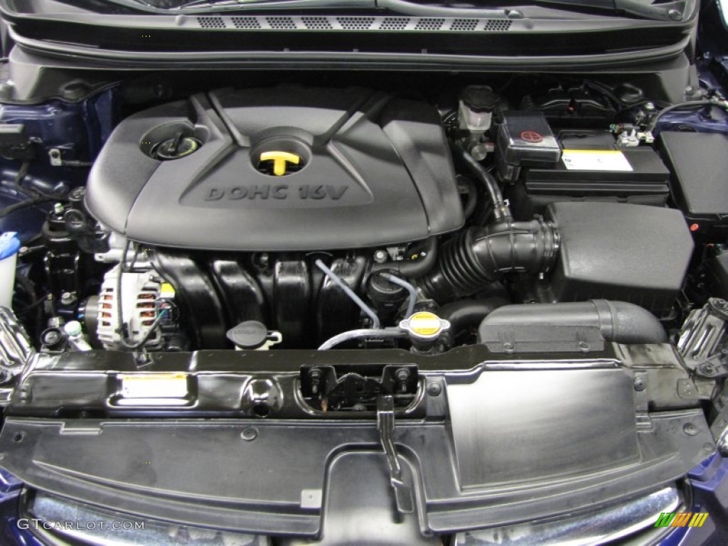 2012 Elantra GLS - Indigo Night Blue / Gray photo #5