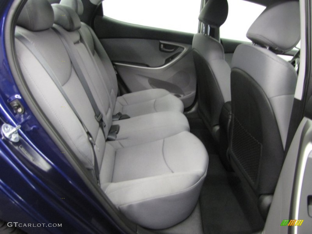 2012 Elantra GLS - Indigo Night Blue / Gray photo #8