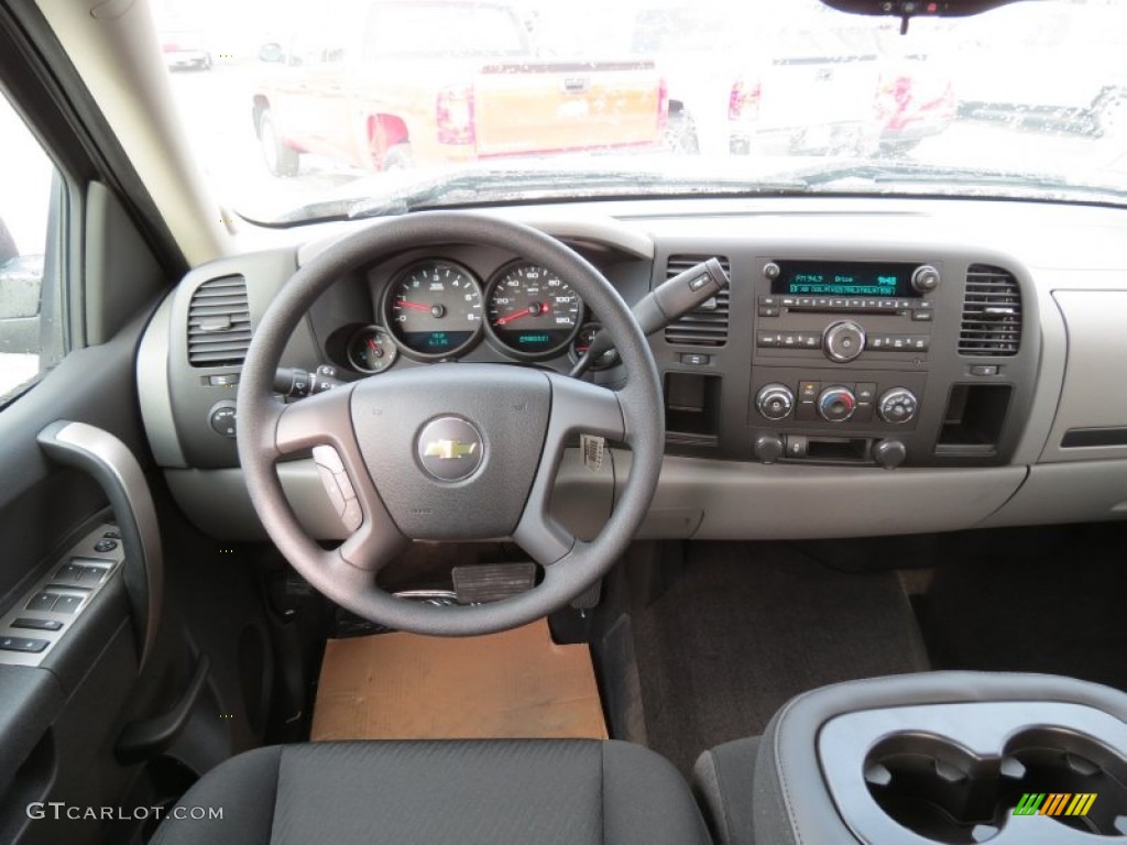 2013 Silverado 1500 LS Crew Cab - Graystone Metallic / Ebony photo #11