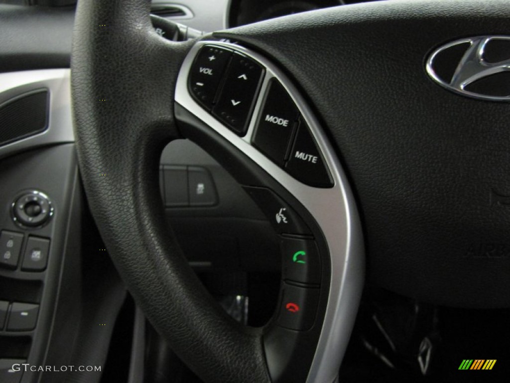 2012 Elantra GLS - Indigo Night Blue / Gray photo #17