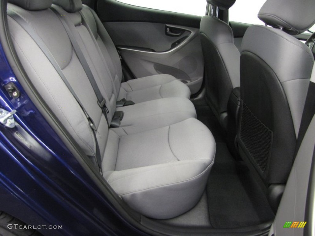 2012 Elantra GLS - Indigo Night Blue / Gray photo #22