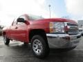 2013 Victory Red Chevrolet Silverado 1500 LS Extended Cab  photo #1