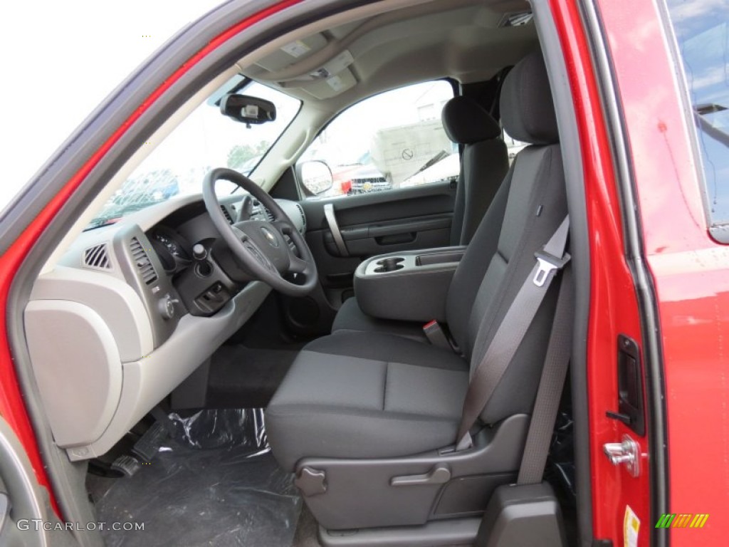 Dark Titanium Interior 2013 Chevrolet Silverado 1500 LS Extended Cab Photo #77013654