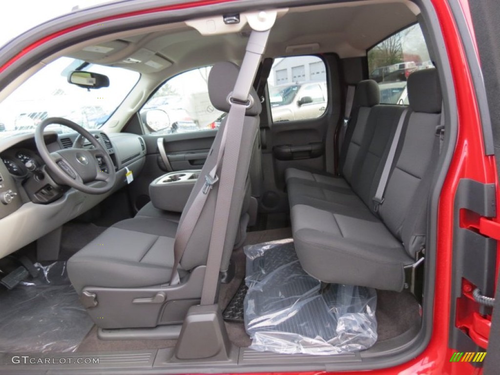 Dark Titanium Interior 2013 Chevrolet Silverado 1500 LS Extended Cab Photo #77013676