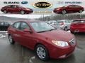 2009 Apple Red Pearl Hyundai Elantra GLS Sedan  photo #1