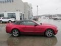 2012 Red Candy Metallic Ford Mustang V6 Premium Convertible  photo #2