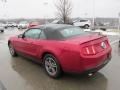 2012 Red Candy Metallic Ford Mustang V6 Premium Convertible  photo #7