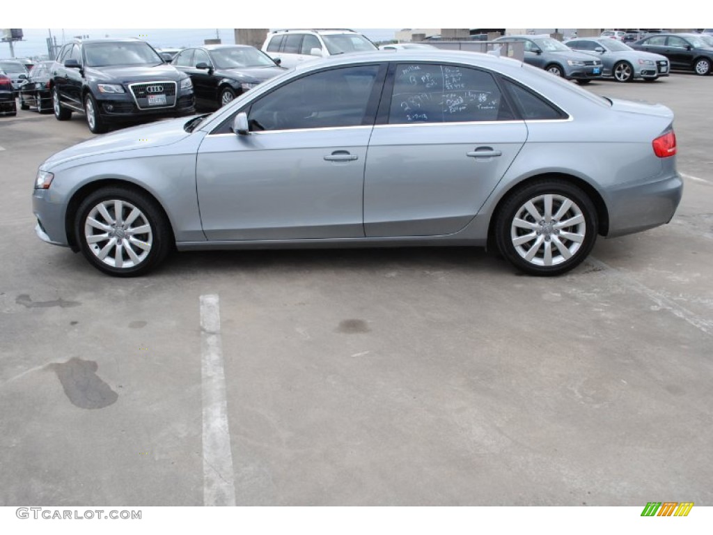 2011 A4 2.0T Sedan - Quartz Grey Metallic / Black photo #4