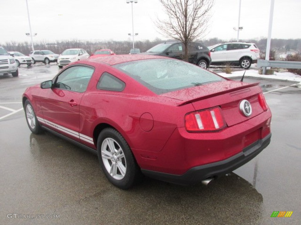 2012 Mustang V6 Coupe - Red Candy Metallic / Stone photo #7
