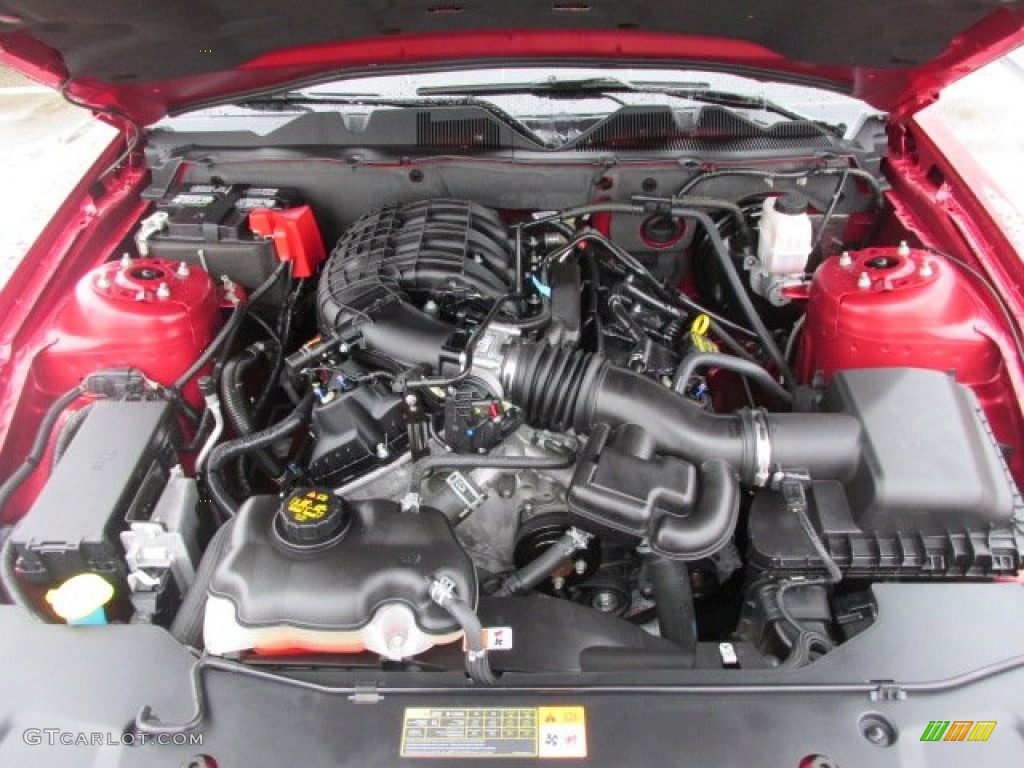 2012 Ford Mustang V6 Coupe 3.7 Liter DOHC 24-Valve Ti-VCT V6 Engine Photo #77014598