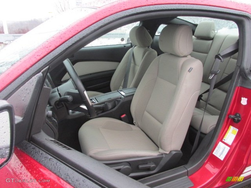Stone Interior 2012 Ford Mustang V6 Coupe Photo #77014656