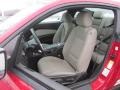 Stone Front Seat Photo for 2012 Ford Mustang #77014656