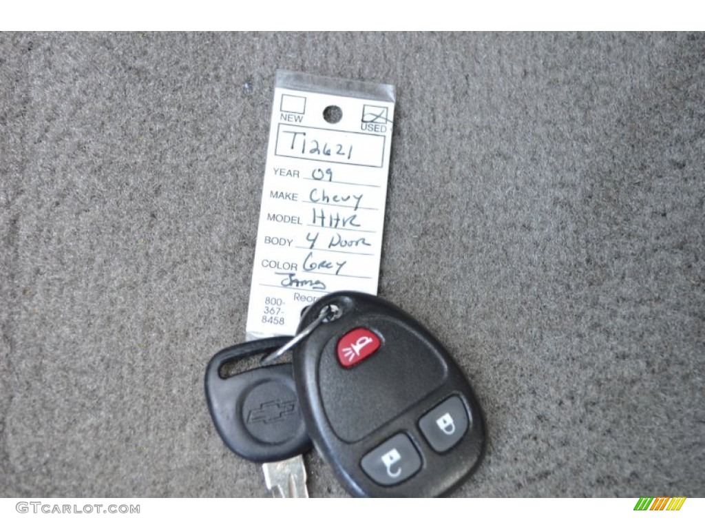 2009 HHR LS - Dark Gray Metallic / Gray photo #29