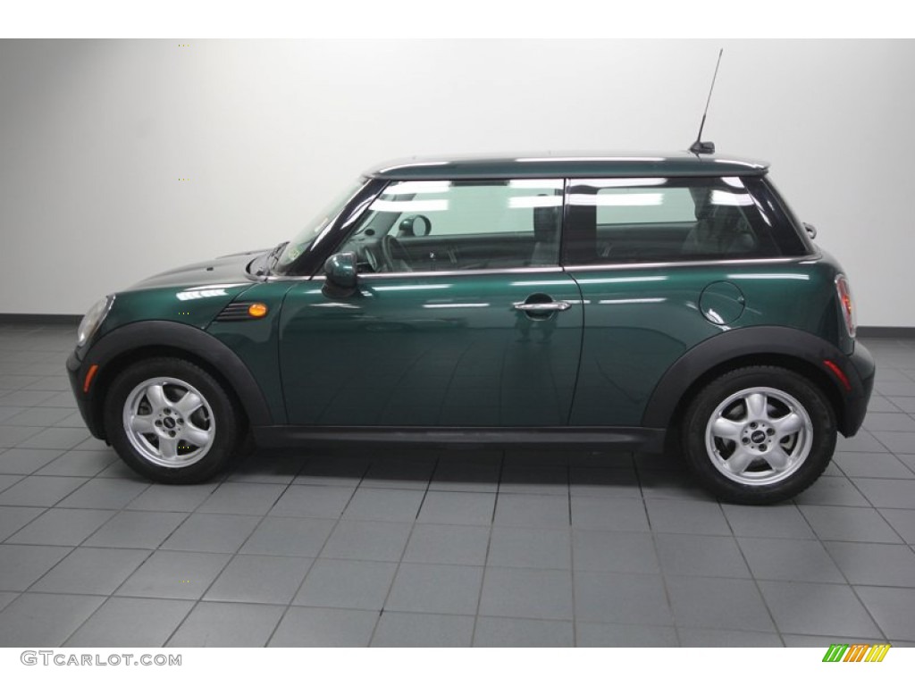 British Racing Green Metallic 2008 Mini Cooper Hardtop Exterior Photo #77015981