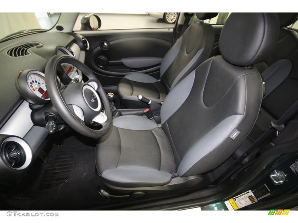 Grey/Black Interior 2008 Mini Cooper Hardtop Photo #77016015