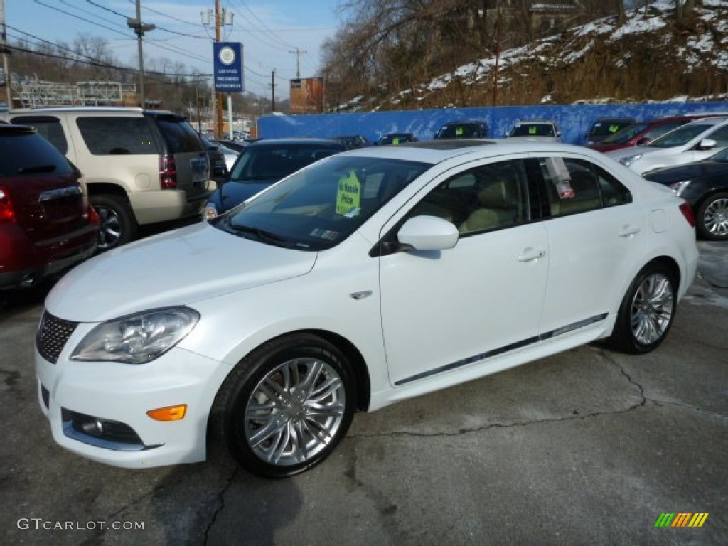 White Water Pearl 2012 Suzuki Kizashi Sport SLS AWD Exterior Photo #77016627