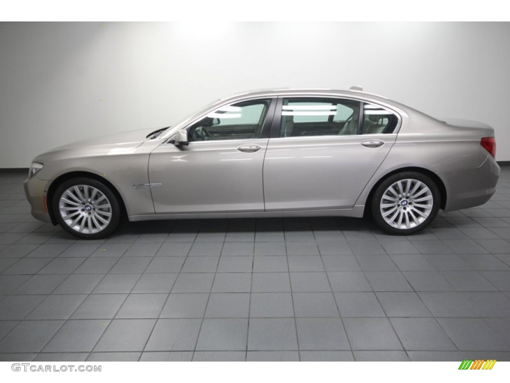 Cashmere Silver Metallic 2009 BMW 7 Series 750Li Sedan Exterior Photo #77017875