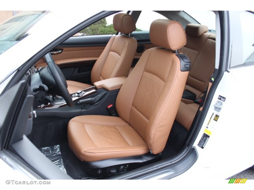 Saddle Brown Interior 2012 BMW 3 Series 328i xDrive Coupe Photo #77017887