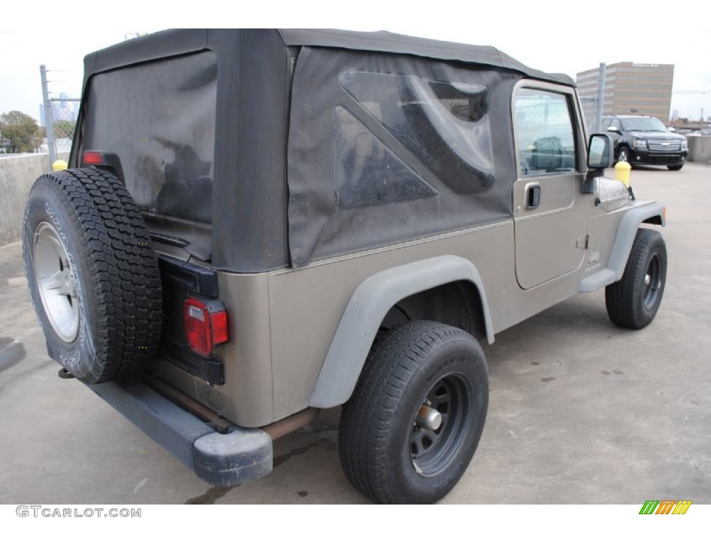 2004 Wrangler Unlimited 4x4 - Light Khaki Metallic / Dark Slate Gray photo #9