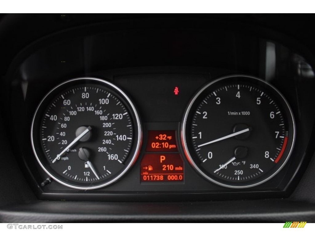 2012 BMW 3 Series 328i xDrive Coupe Gauges Photo #77018019