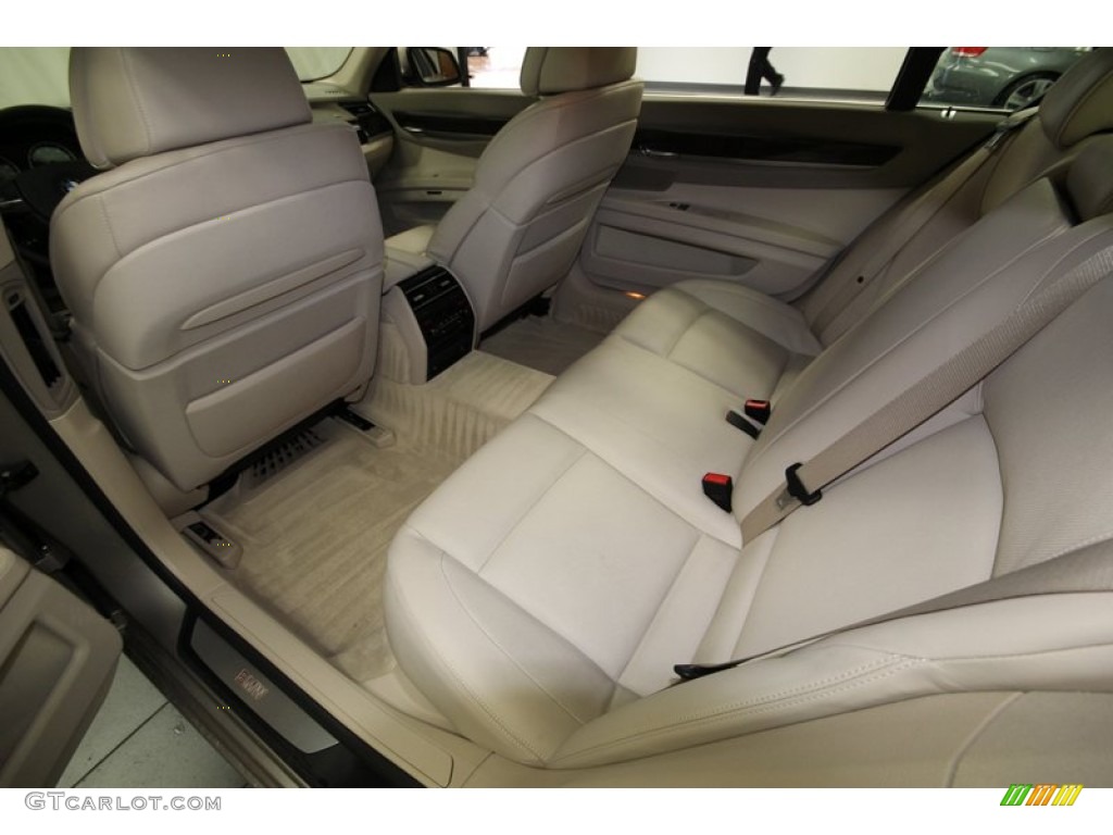 2009 BMW 7 Series 750Li Sedan Rear Seat Photo #77018523
