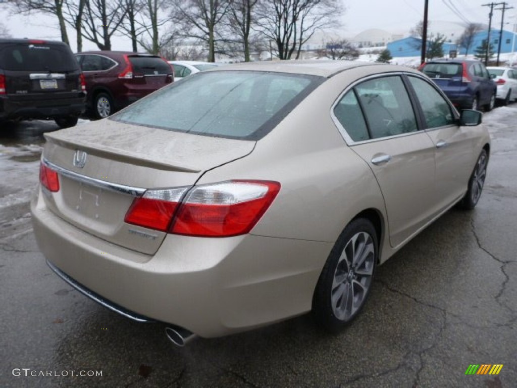 2013 Accord Sport Sedan - Champagne Frost Pearl / Black photo #4