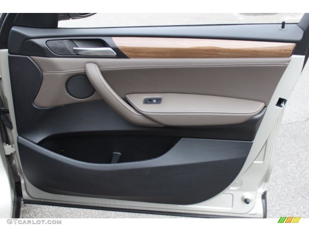 2013 BMW X3 xDrive 28i Mojave Door Panel Photo #77018853