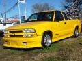 Yellow 2003 Chevrolet S10 Xtreme Extended Cab