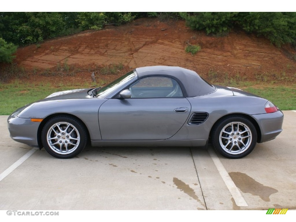 Seal Grey Metallic 2004 Porsche Boxster Standard Boxster Model Exterior Photo #77019087