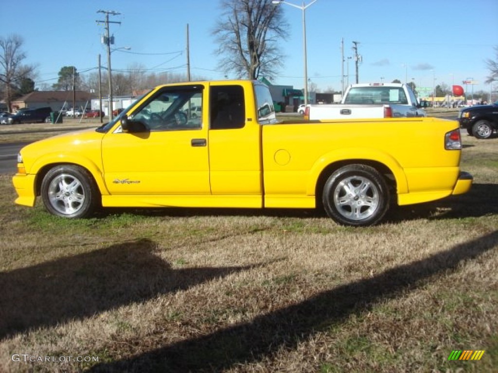 Yellow 2003 Chevrolet S10 Xtreme Extended Cab Exterior Photo #77019105