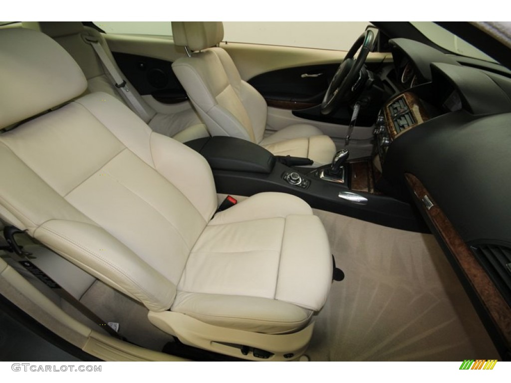 2009 6 Series 650i Coupe - Space Grey Metallic / Cream Beige Dakota Leather photo #35