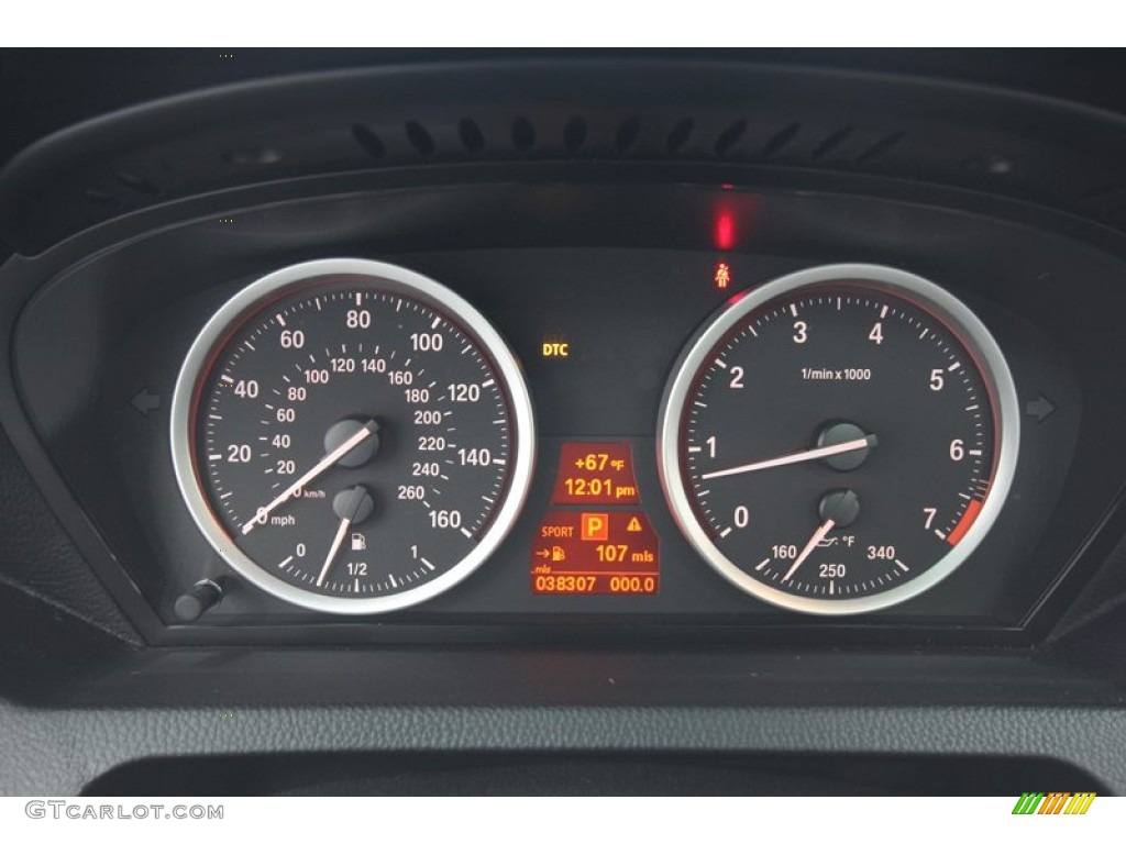 2009 BMW 6 Series 650i Coupe Gauges Photo #77019879