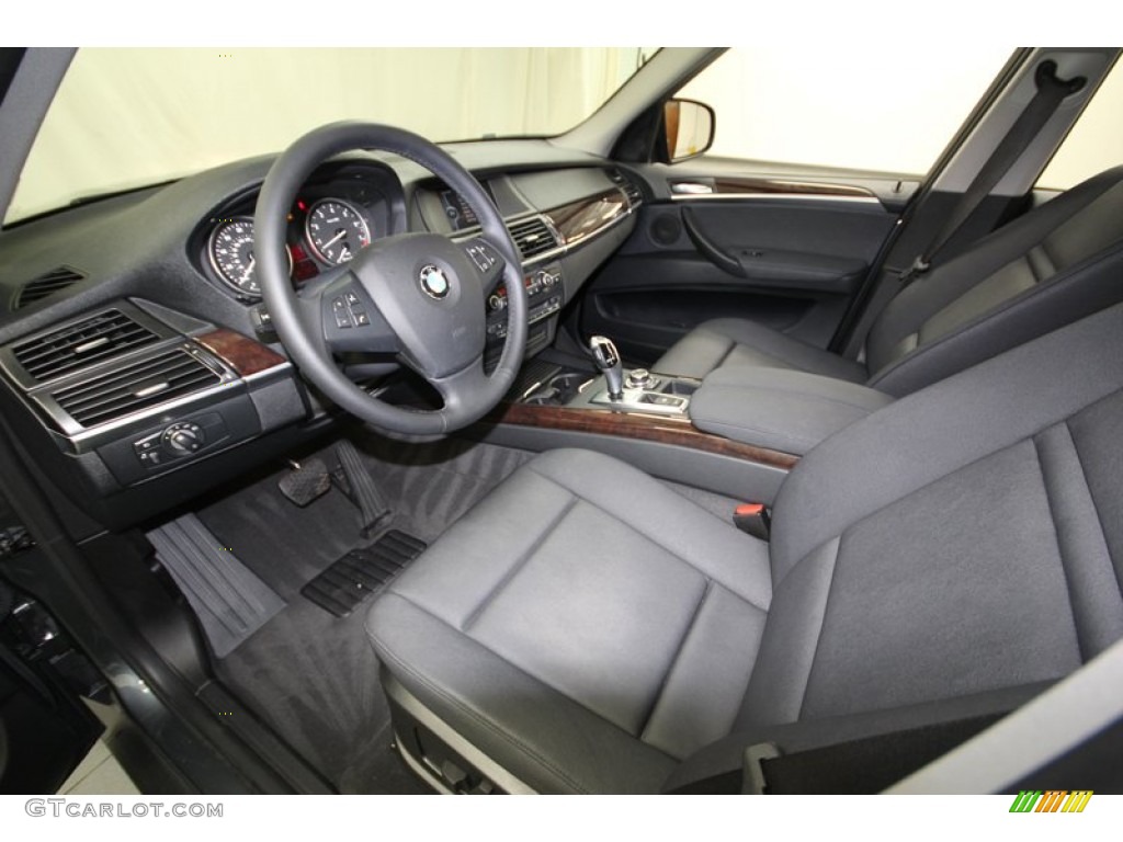 Black Interior 2011 BMW X5 xDrive 35i Photo #77020194