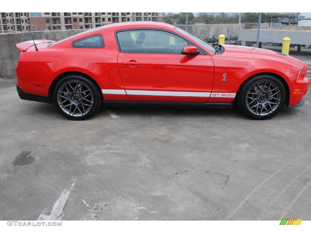 Race Red 2011 Ford Mustang Shelby GT500 SVT Performance Package Coupe Exterior Photo #77020773