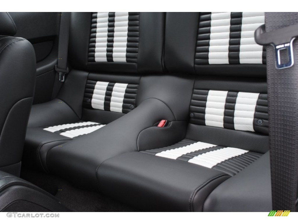 2011 Ford Mustang Shelby GT500 SVT Performance Package Coupe Rear Seat Photo #77020905