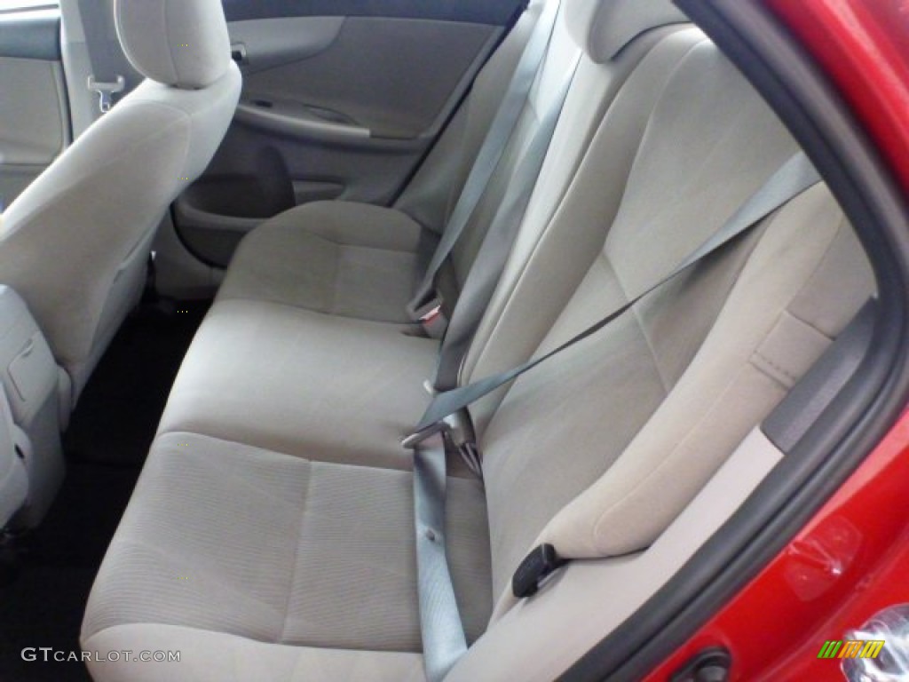 2012 Toyota Corolla LE Rear Seat Photo #77020987