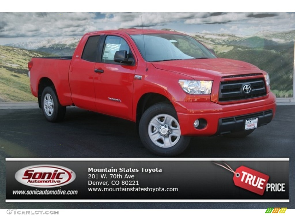 2013 Tundra SR5 Double Cab 4x4 - Radiant Red / Graphite photo #1