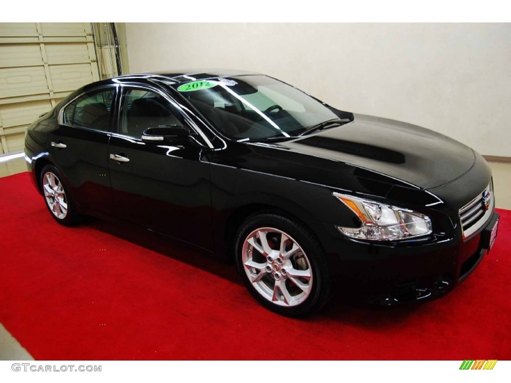 2012 Super Black Nissan Maxima 3.5 SV Premium 76987317