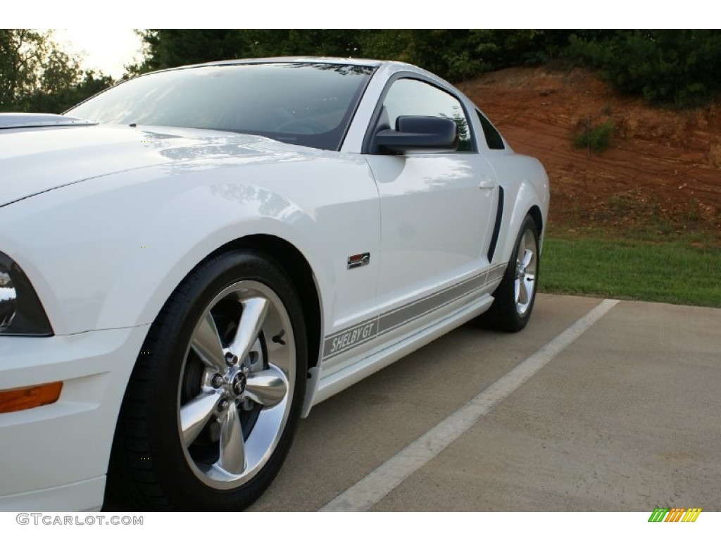 2007 Mustang Shelby GT Coupe - Performance White / Dark Charcoal photo #7